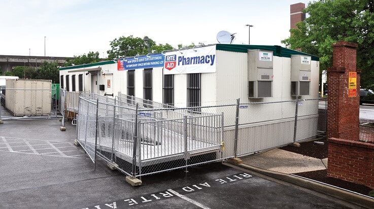 Rite Aid pharmacy temporary mobile office Rite Aid pharmacy temporary mobile office