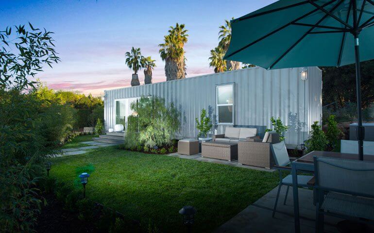 shipping container home in Santa Barbara shipping container home in Santa Barbara